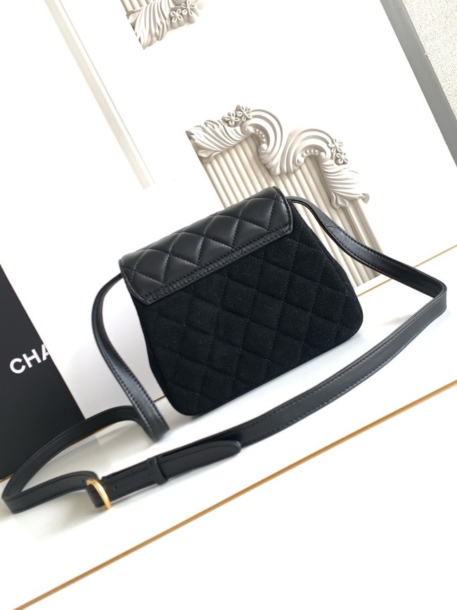 Chanel MINI FLAP BAG AS4679 BLACK