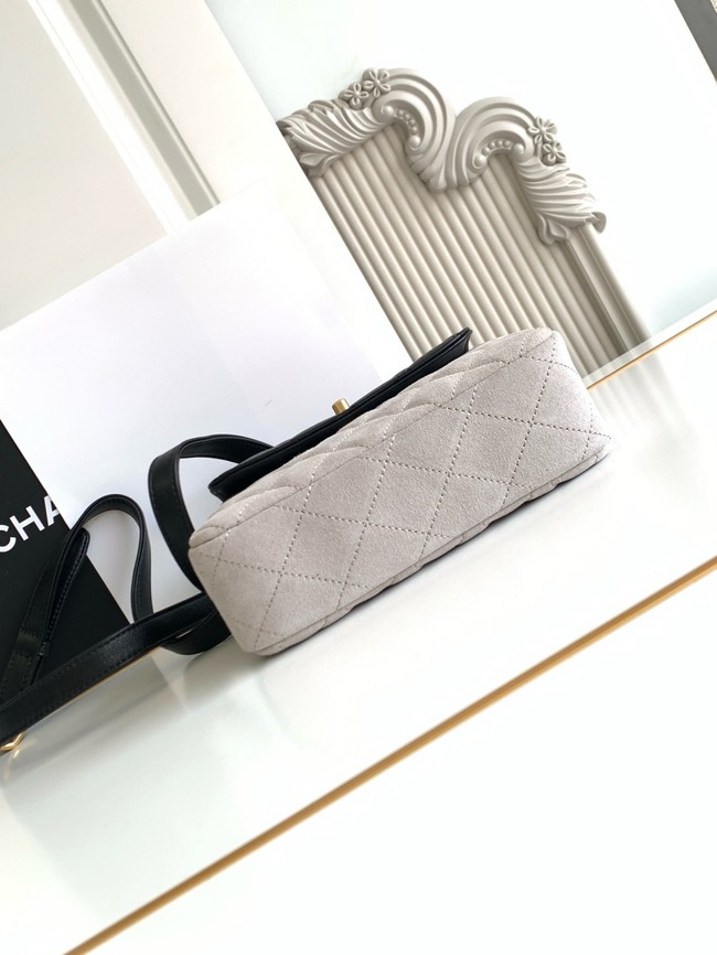 Chanel MINI FLAP BAG AS4679 GRAY