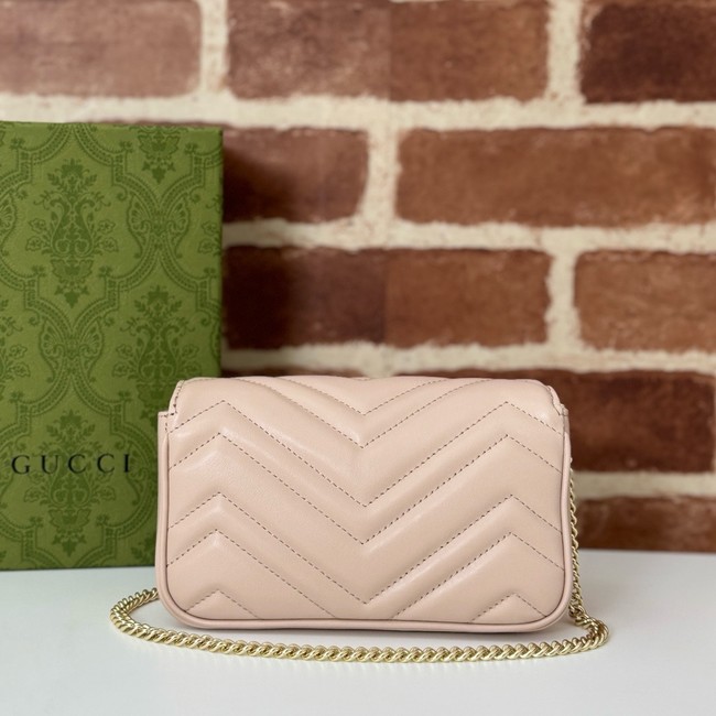 Gucci GG Marmont mini bag 476433 pink