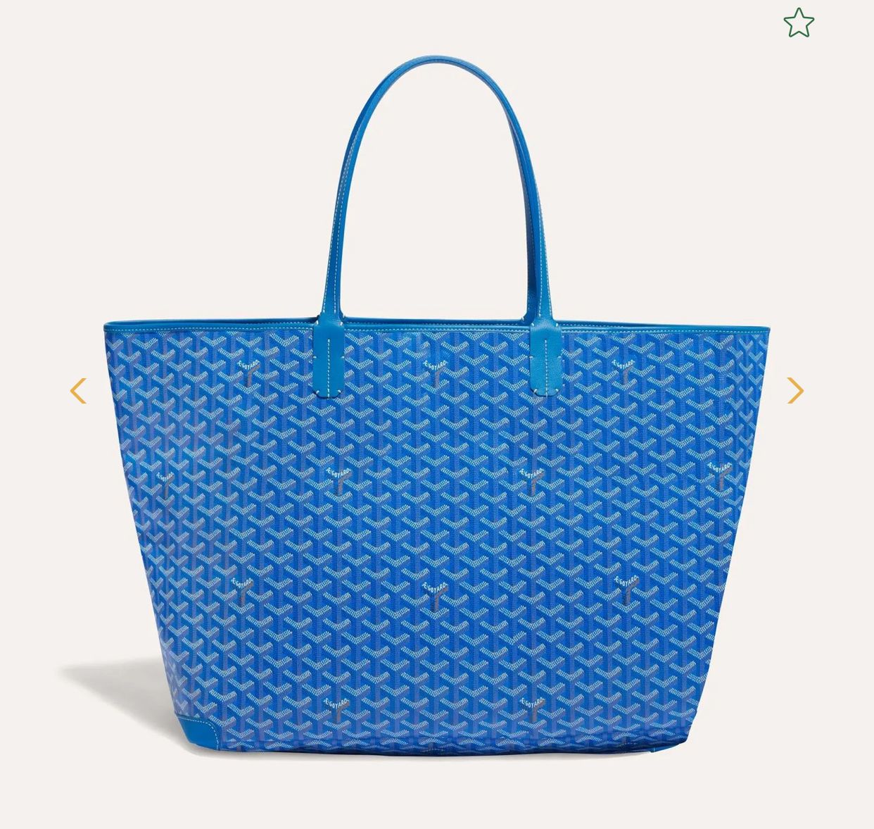 Goyard Artois GM Original Leather Bag G80945 Royal blue