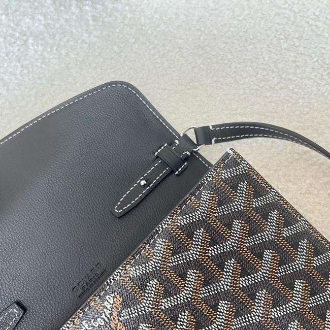 Goyard Calfskin Leather Shoulder Bag 55698 black