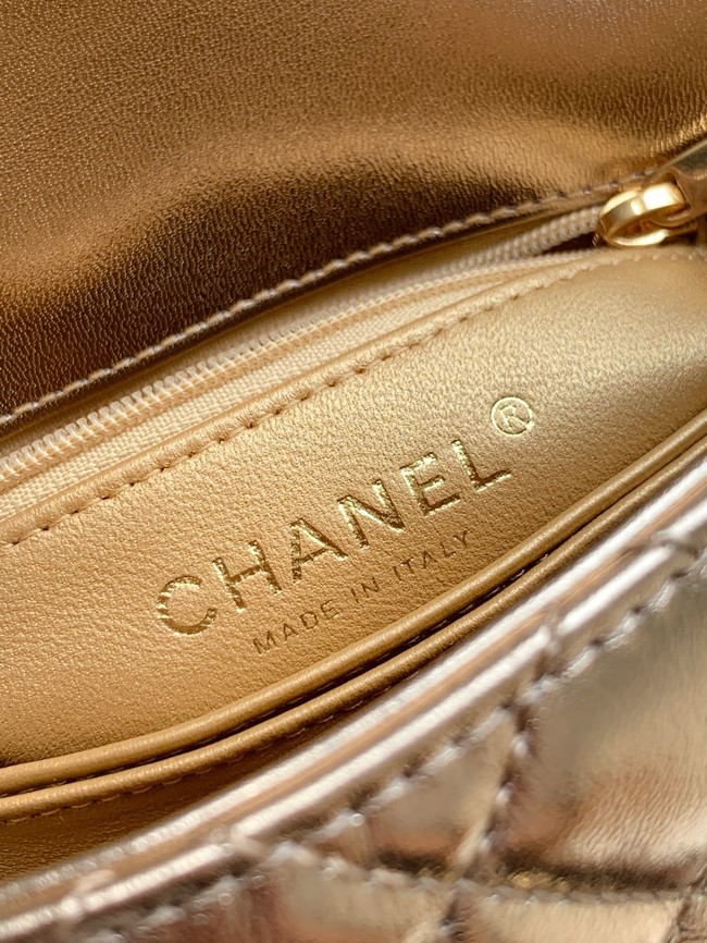 Chanel FLAP BAG WITH TOP HANDLE 92990-18