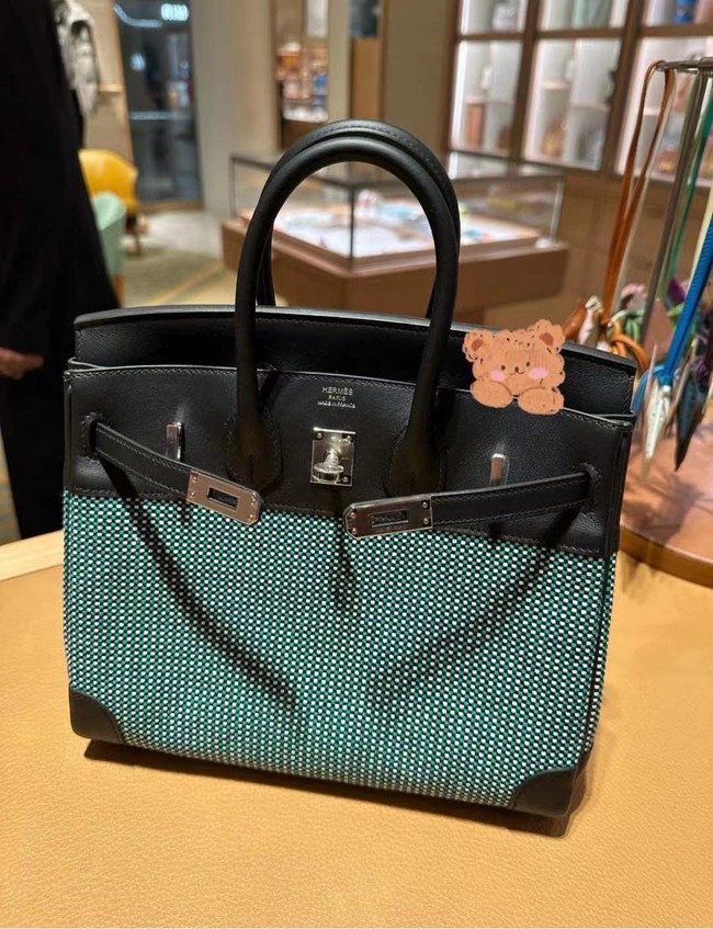 Hermes Birkin Bag togo Leather&Canvas 77886-2