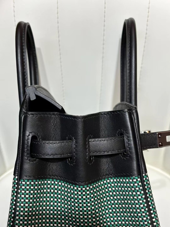 Hermes Birkin Bag togo Leather&Canvas 77886-2