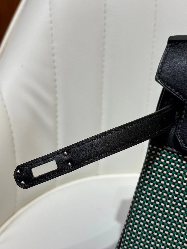 Hermes Birkin Bag togo Leather&Canvas 77886-2