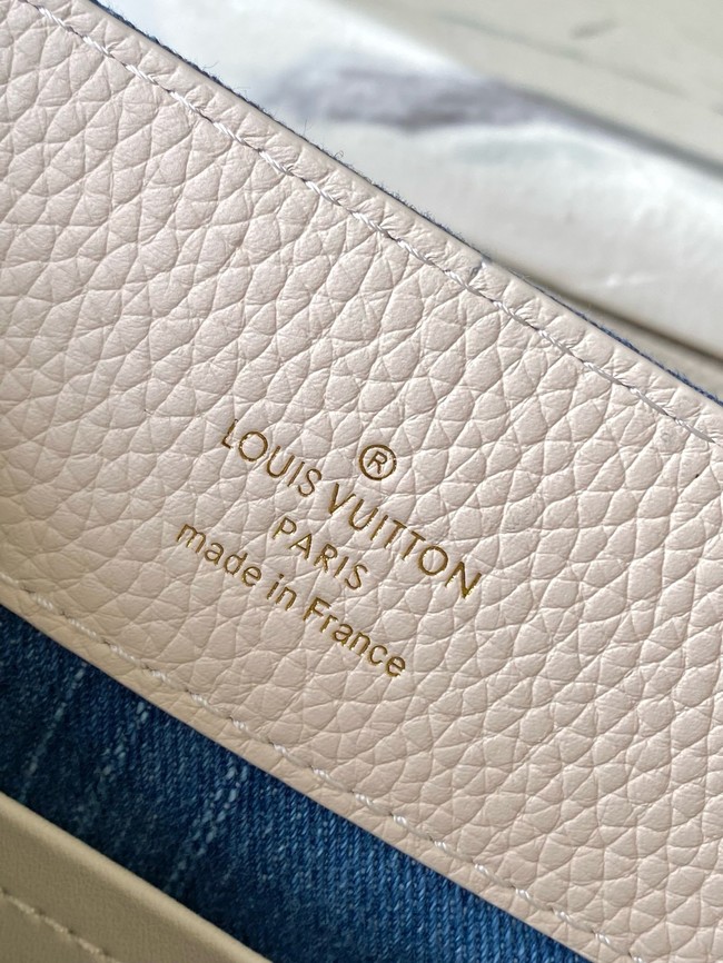Louis Vuitton Capucines BB M12947 white&Denim Blue