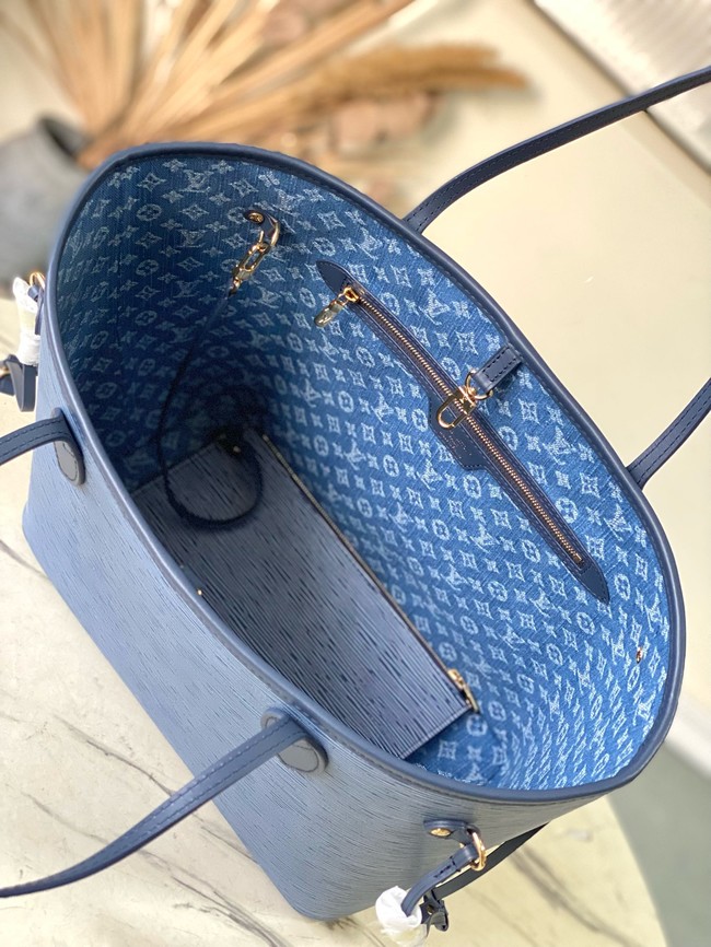 Louis Vuitton Neverfull MM M14856 Denim Blue