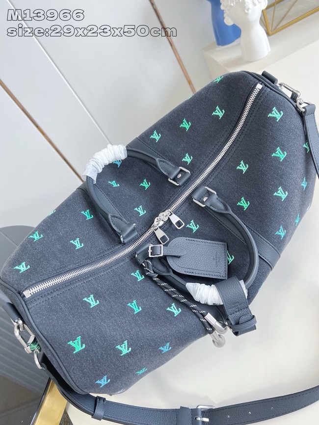 Louis Vuitton Keepall Bandouliere 50 M13966 Gradient Blue