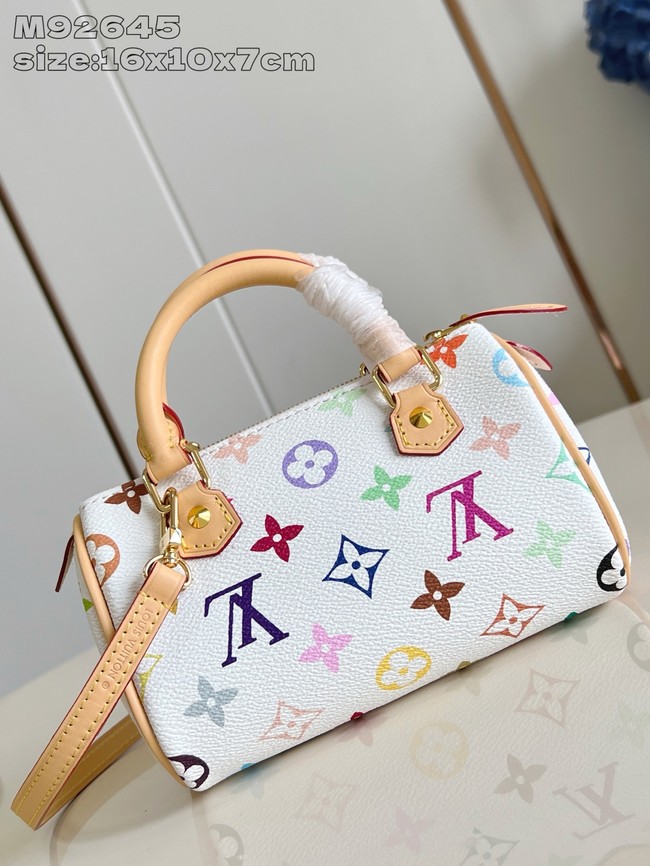 Louis Vuitton NEW Nano Speedy M92645 white