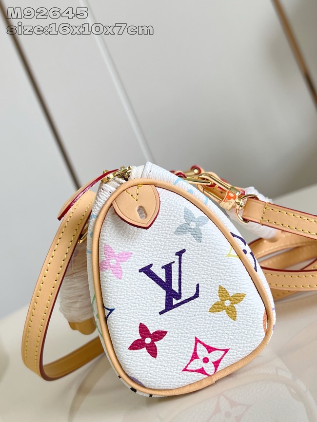 Louis Vuitton NEW Nano Speedy M92645 white