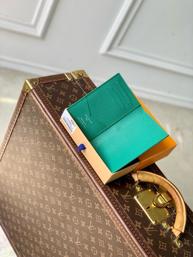 Louis Vuitton NEW Passport Cover M25967 Green