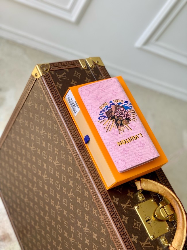Louis Vuitton Brazza Wallet M25985 pink