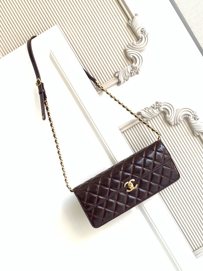 CHANEL Large Flap Bag AS5642 Dark Brown
