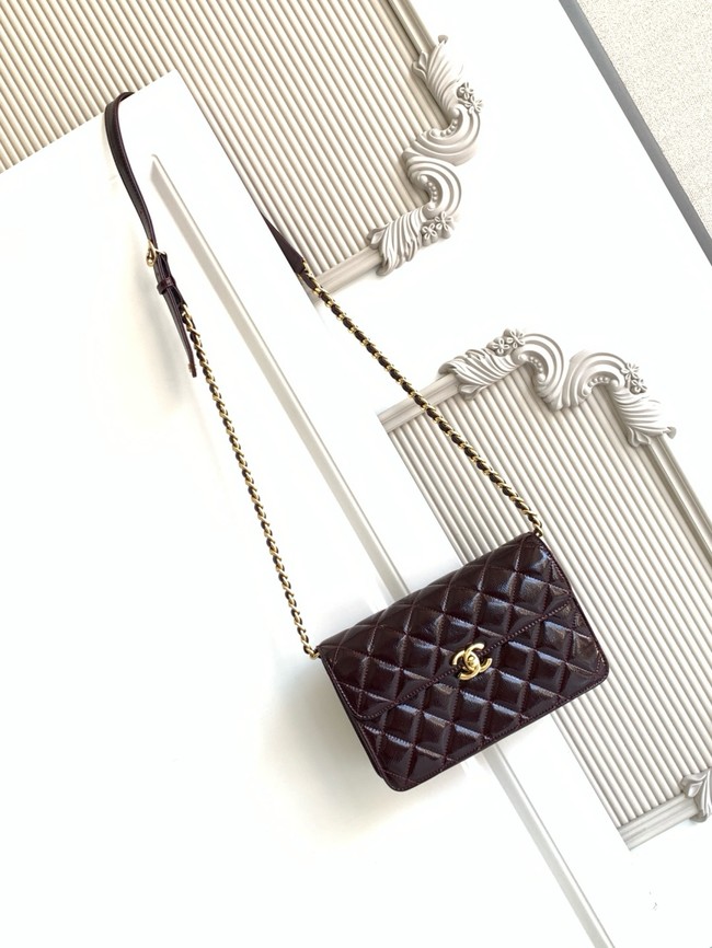 CHANEL Medium Flap Bag AS5618 Dark Brown