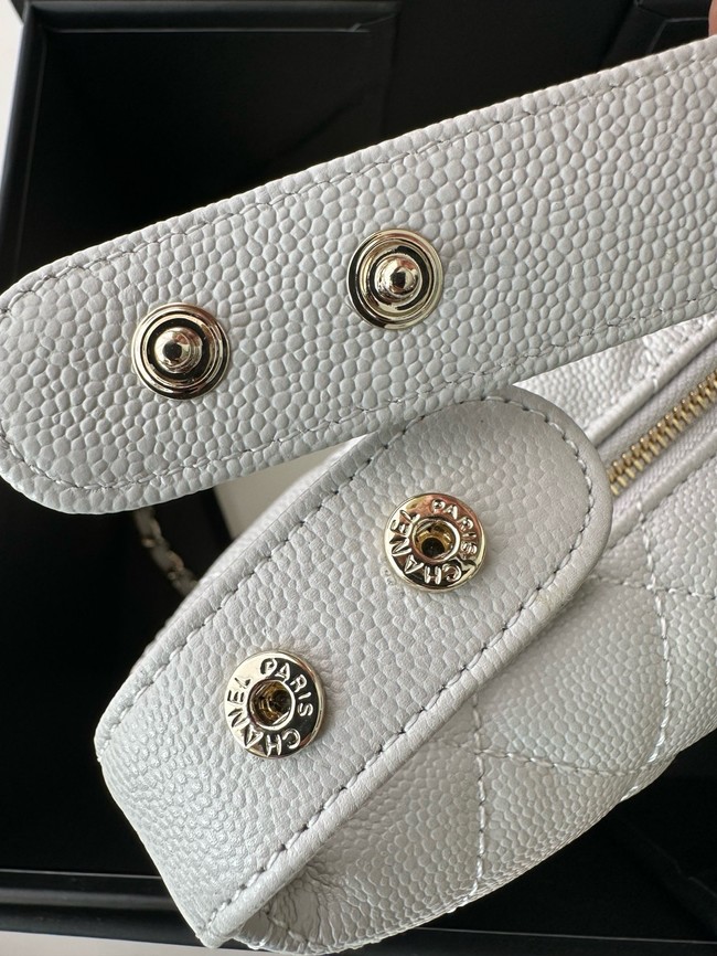 Chanel MINI Shoulder Bag Calfskin AS4386 white