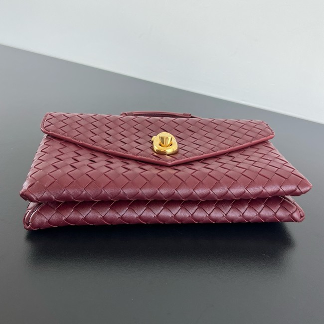 Bottega Veneta Knot Lock 817191 burgundy