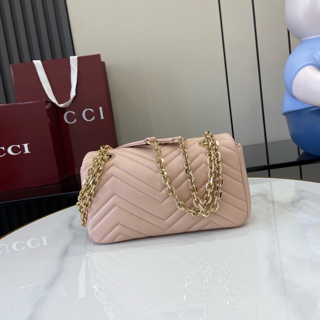 Gucci GG Marmont small shoulder bag 837280 Pale pink