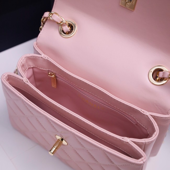 CHANEL mini Flap Bag With Top Handle 4654-4