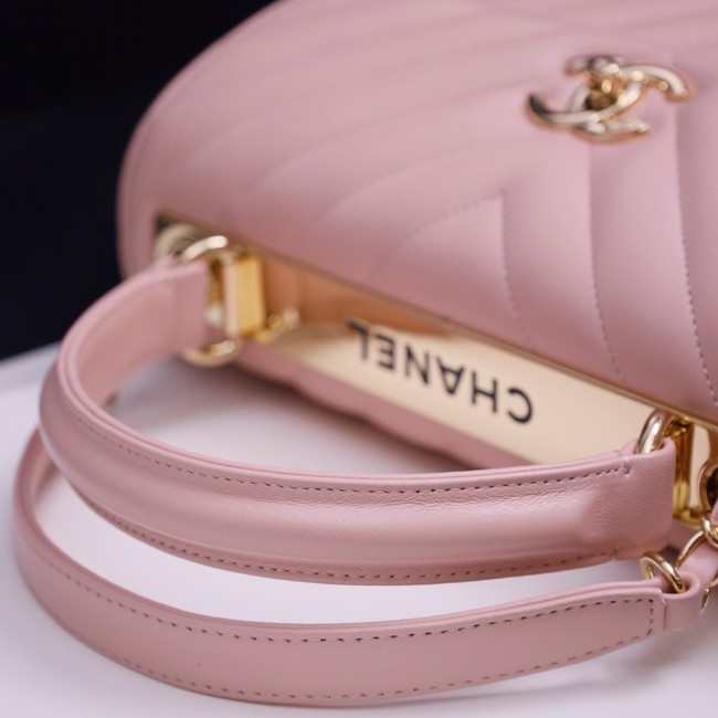 CHANEL small Flap Bag With Top Handle 92236-36