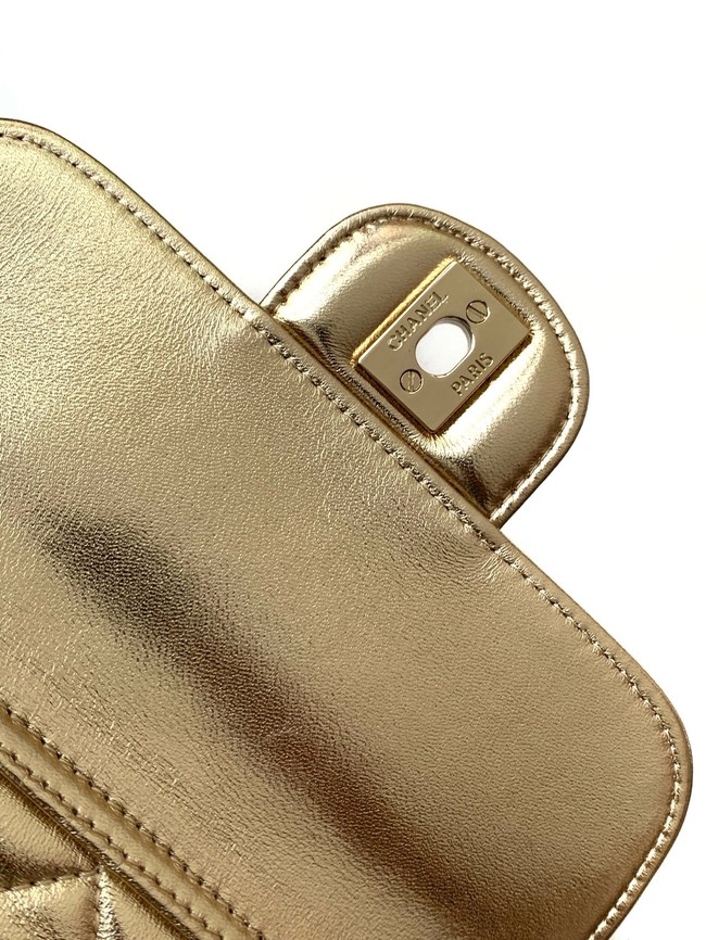 CHANEL Lambskin Heart Bag AS5764 Light gold