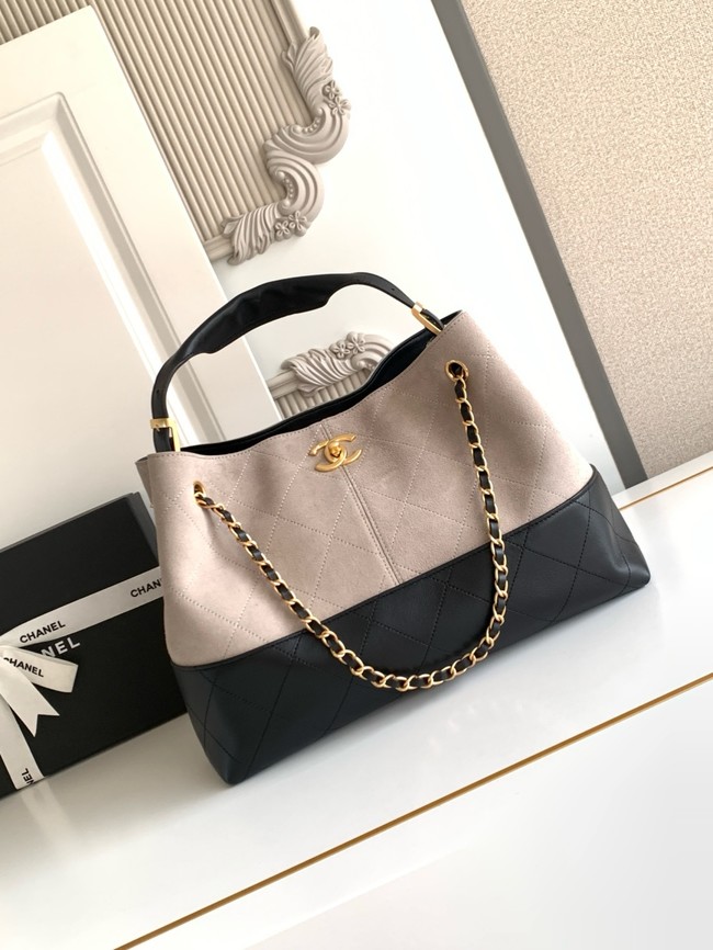 CHANEL Shopping Bag AS5434 black&gray