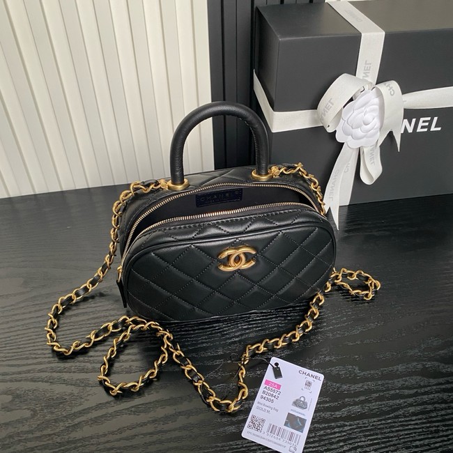 Chanel Mini Bowling Bag AS5572 black