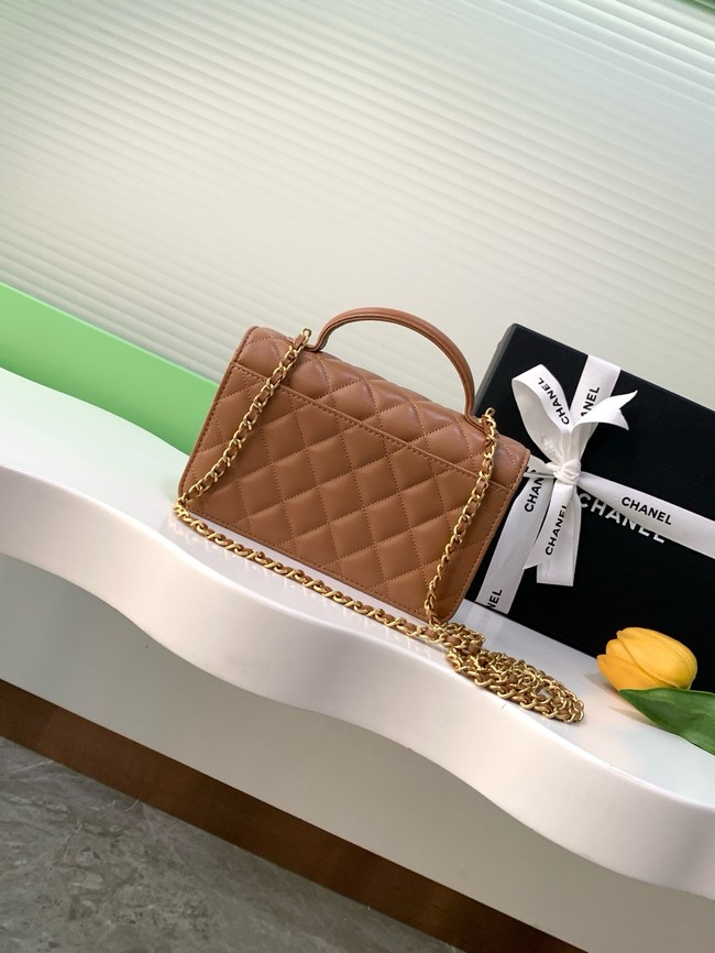 Chanel Wallet On Chain AP4674 brown