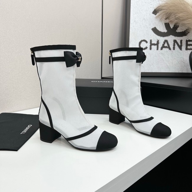 Chanel Mesh and brocade Ankle boots 45008-1