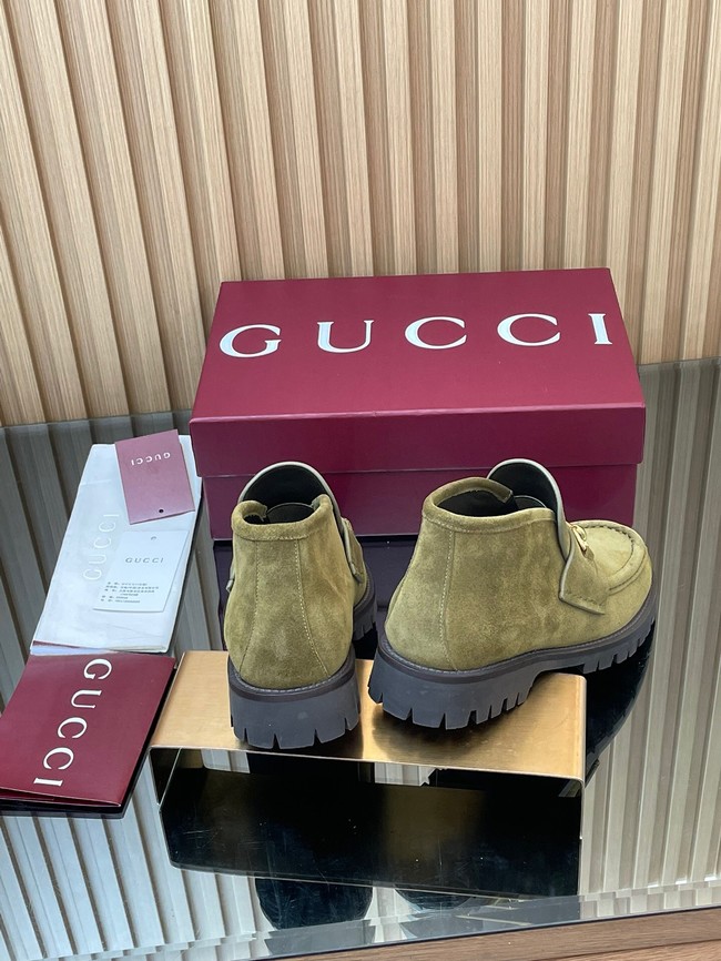 Gucci Womens Horsebit ankle boot 45020-1