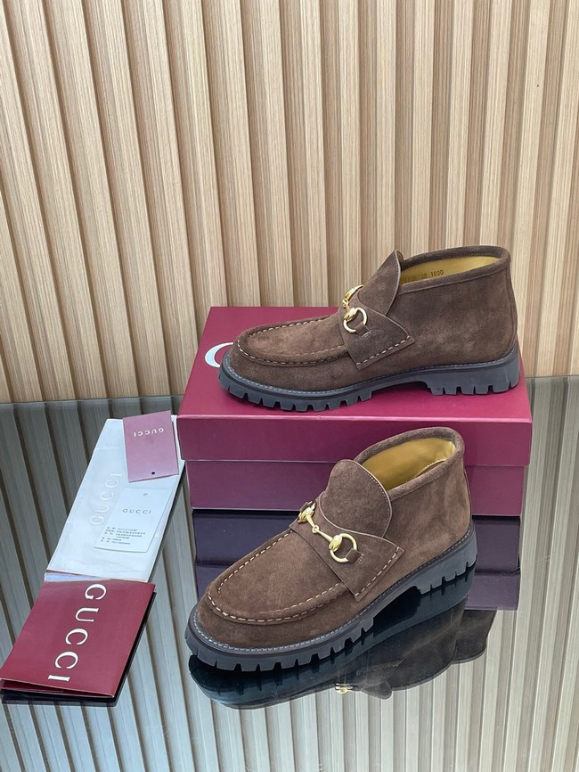 Gucci Womens Horsebit ankle boot 45020-2