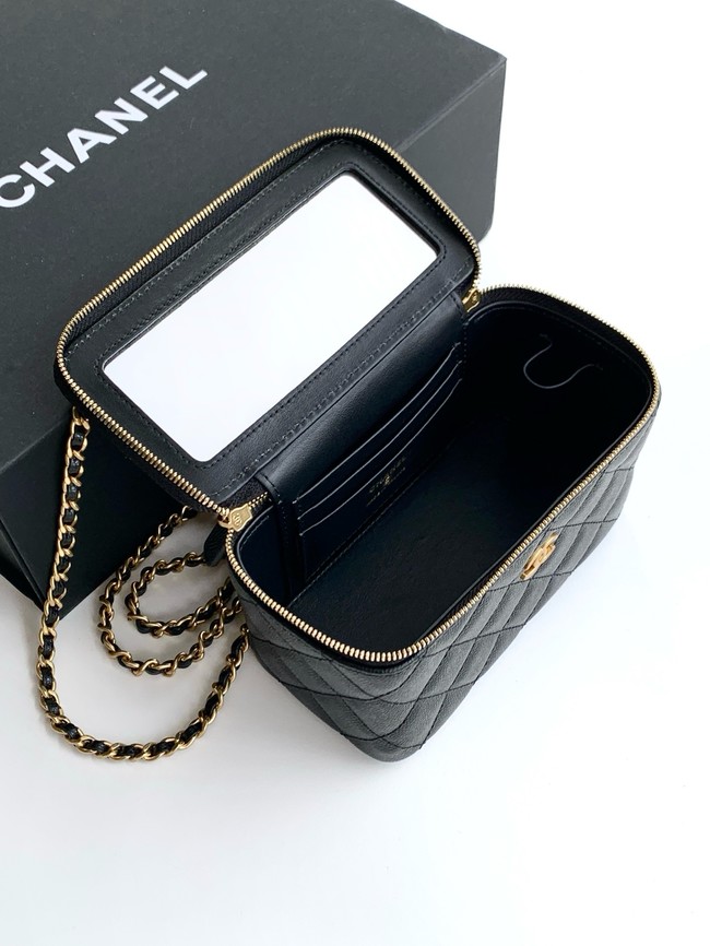 CHANEL Classic Small Vanity with Chain AP4799 black