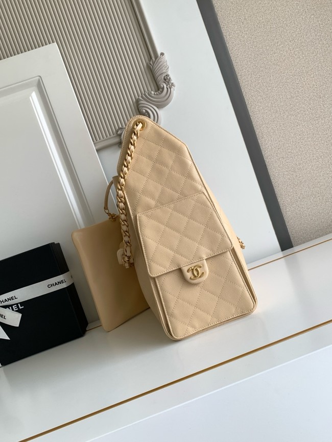 CHANEL 25 Medium Handbag AS5311 Dark Beige