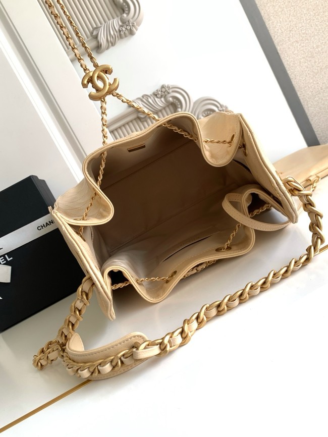 CHANEL 25 Medium Handbag AS5311 Dark Beige