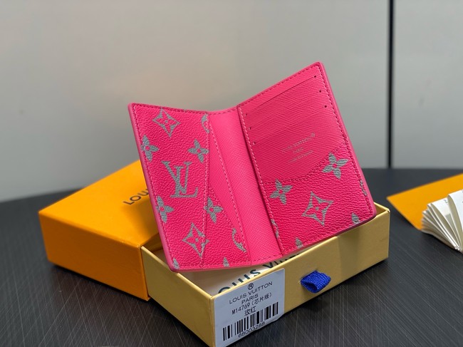 Louis Vuitton Pocket Organizer M15027 Gray&Pink