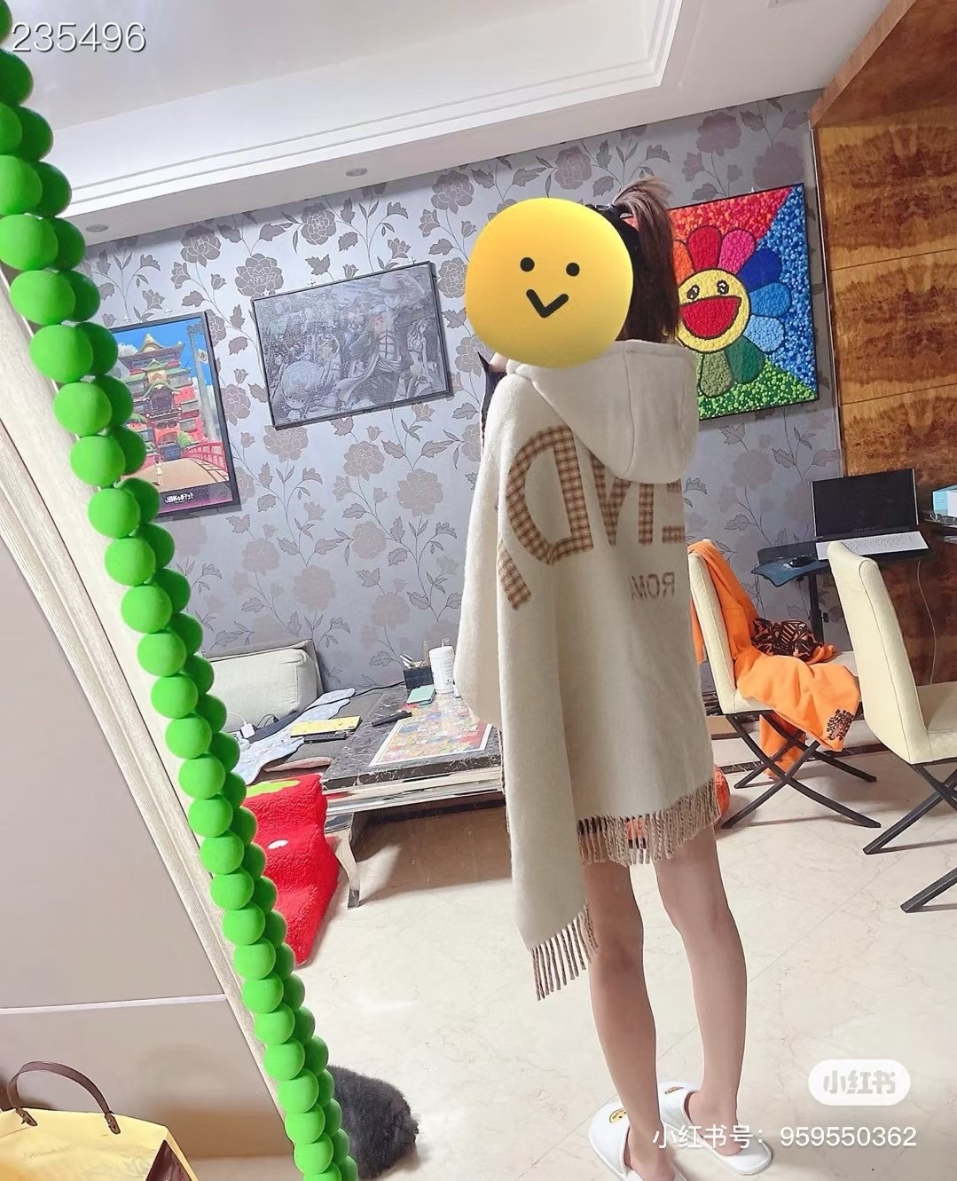 Fendi Cape Double-sided cashmere FDC35921