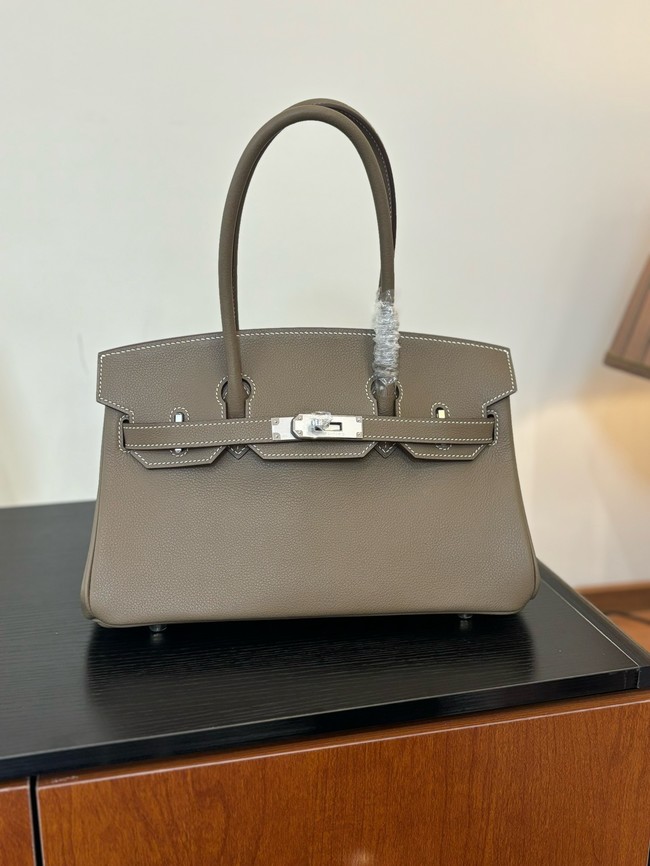 Hermes Birkin evercolor 66541 gray