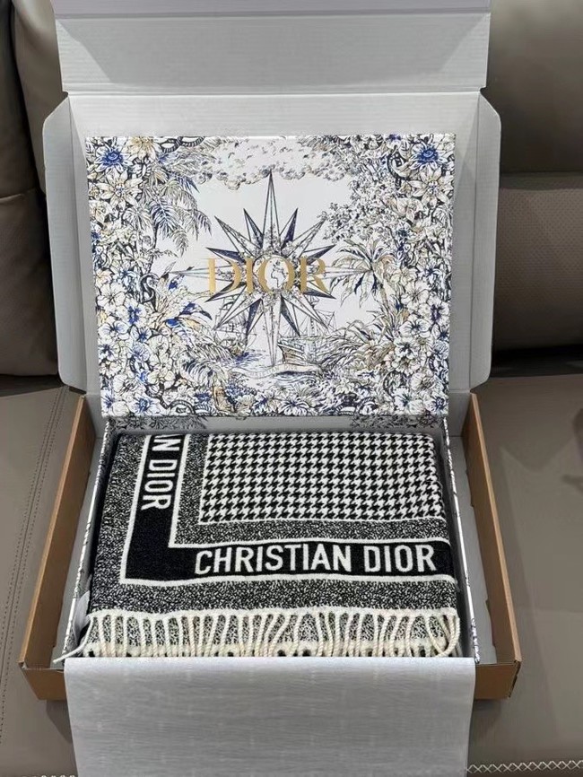 Dior Oblique Poncho Cashmere 21DOB10