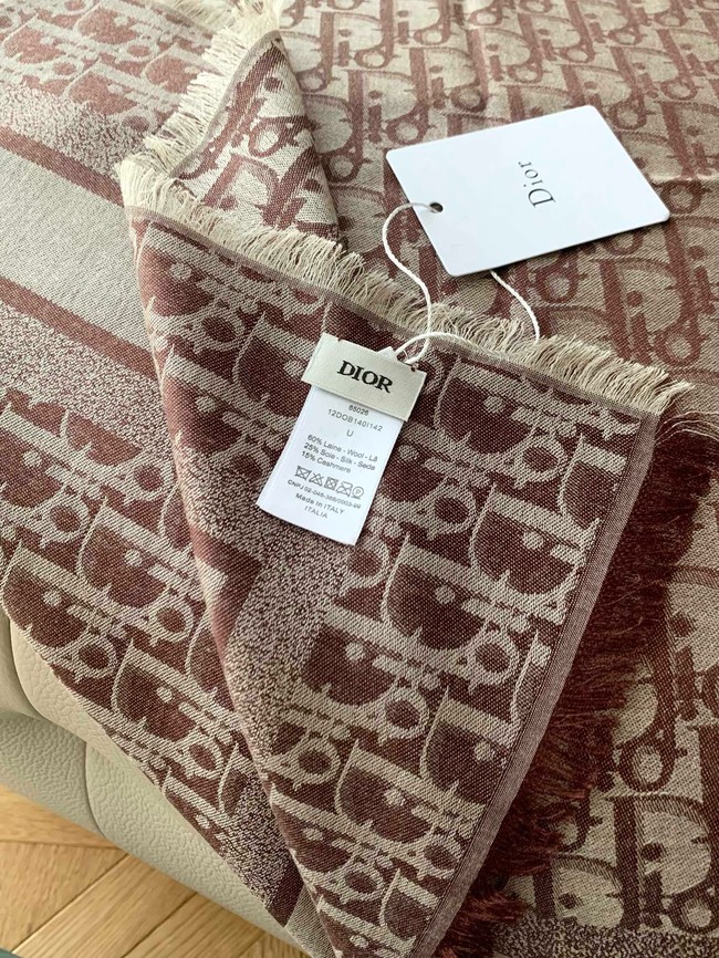 Dior Oblique Shawl Silk Blend 21DOB12