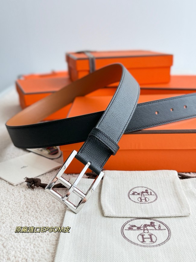 Hermes Epsom calfskin leather belt 66004