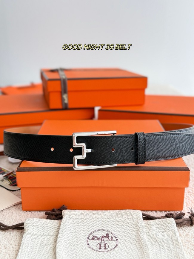 Hermes Epsom calfskin leather belt 66007