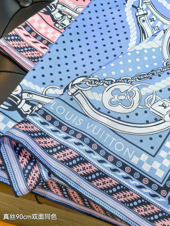 Louis Vuitton Square Scarf Silk Jacquard XT276