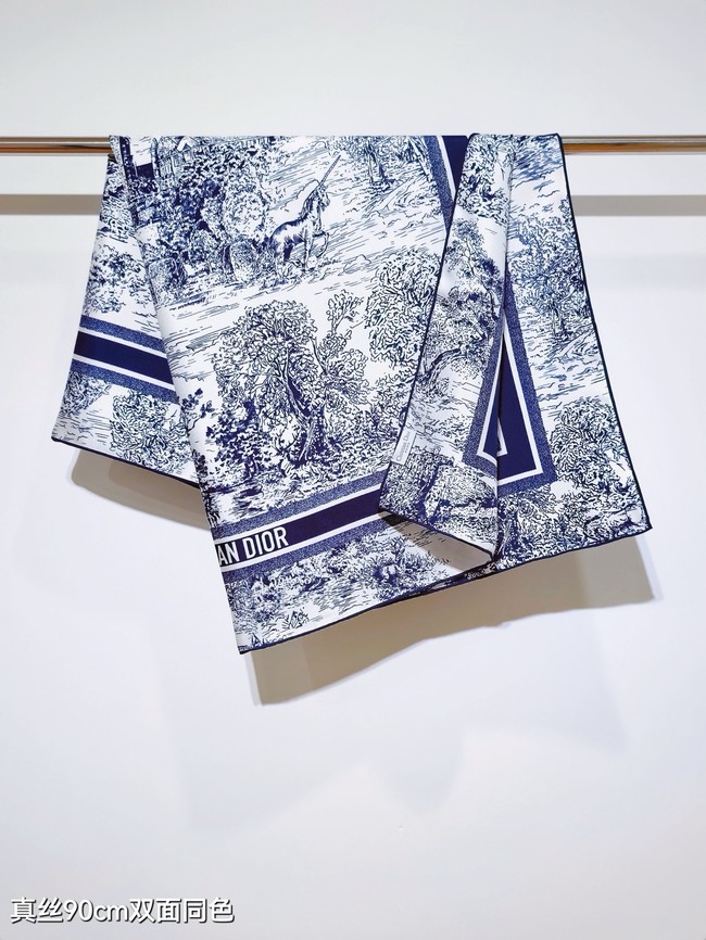 Dior Shawl Cashmere and Silk Jacquard KY090