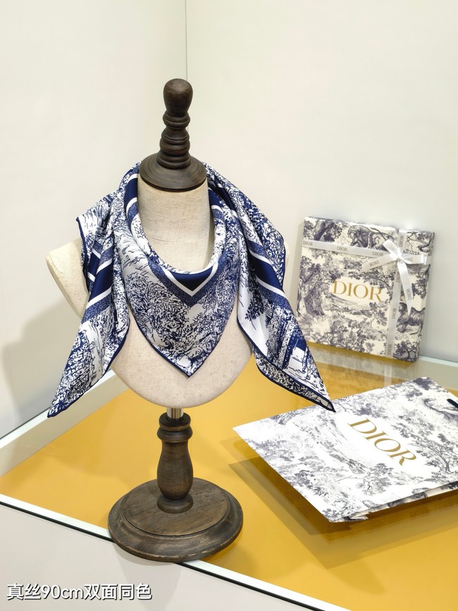 Dior Shawl Cashmere and Silk Jacquard KY090