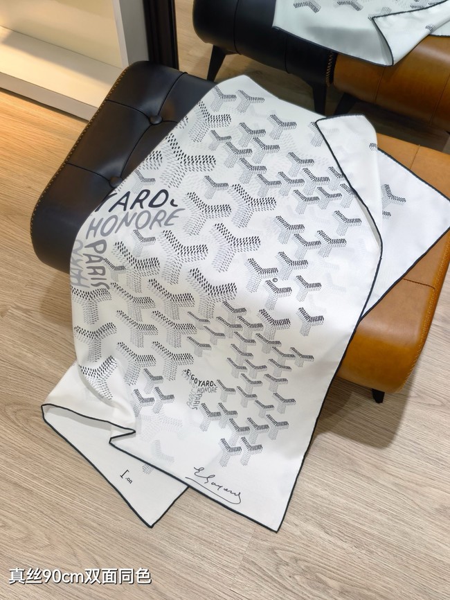Goyard Square Scarf Silk Jacquard XT2894