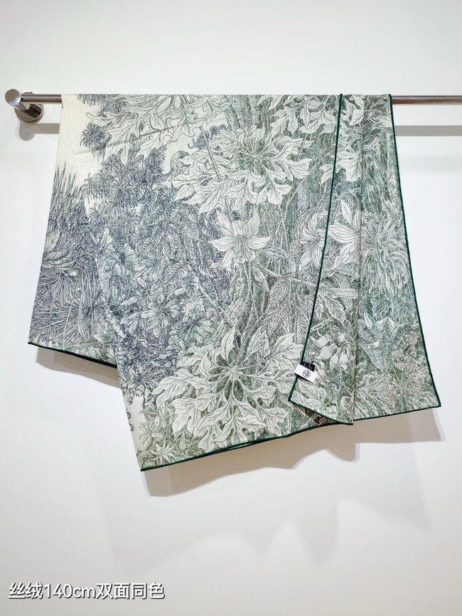 Hermes Shawl Cashmere and Silk Jacquard KY085