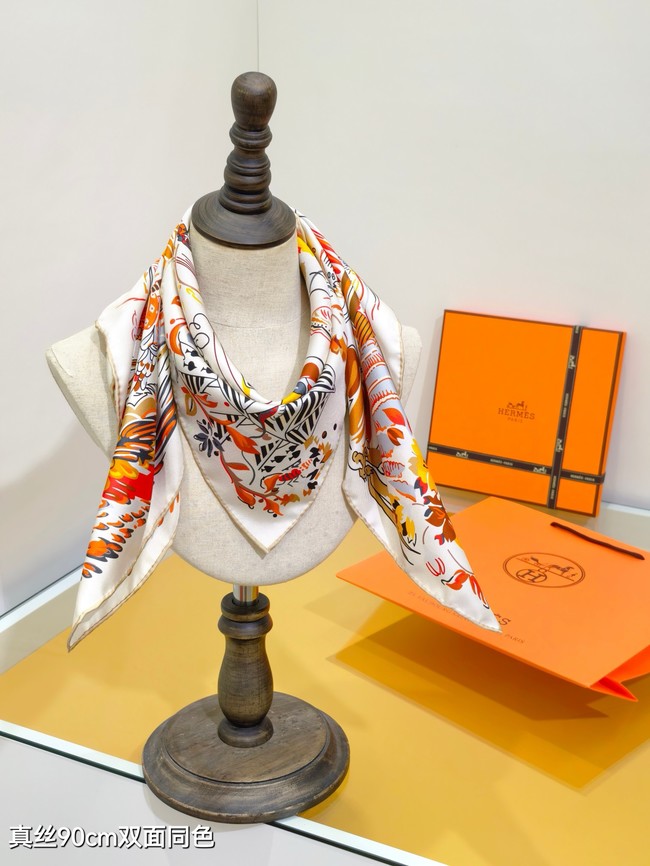Hermes Shawl Cashmere and Silk Jacquard KY093