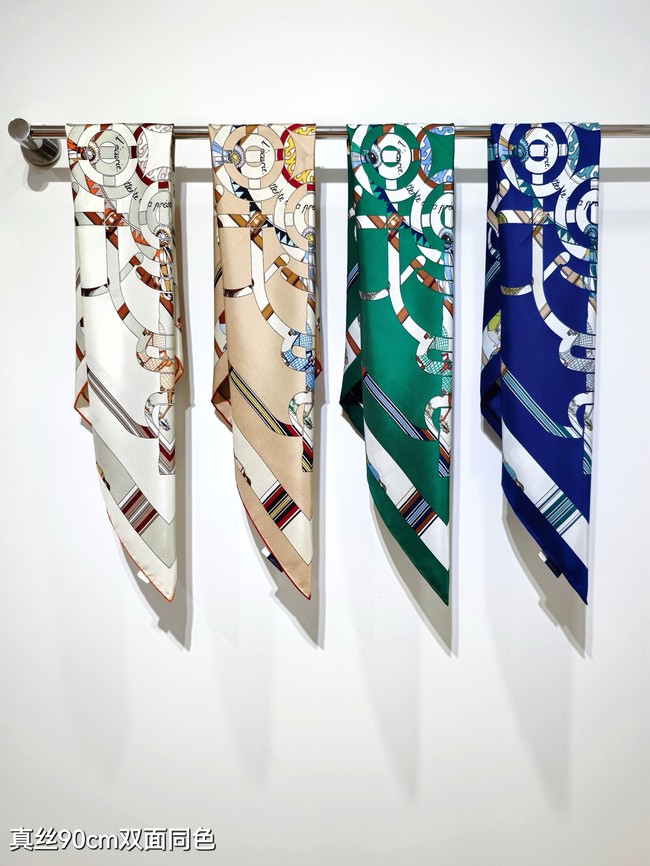 Hermes Shawl Cashmere and Silk Jacquard KY096