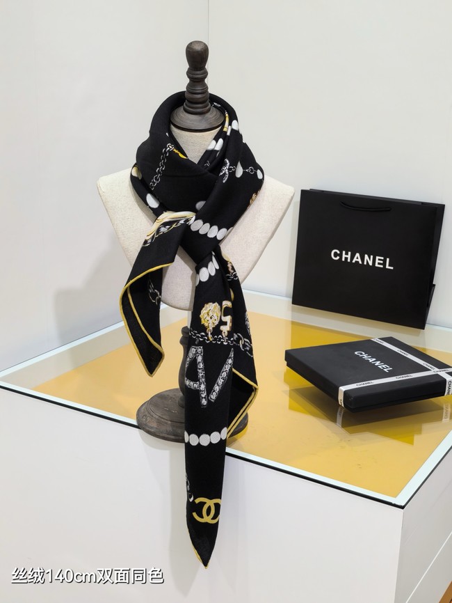 Louis Vuitton Shawl Cashmere and Silk KY125