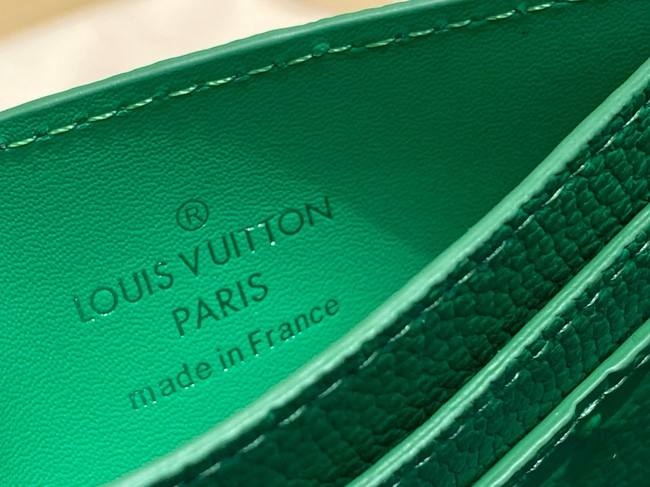 Louis Vuitton Double Card Holder M14771  green