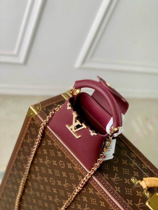 Louis Vuitton Capucines nano M24583 burgundy